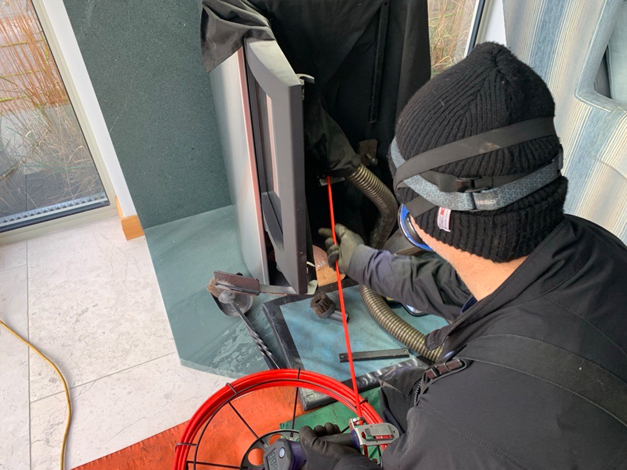 Live Tracking Map for Chimney Sweep Arrival