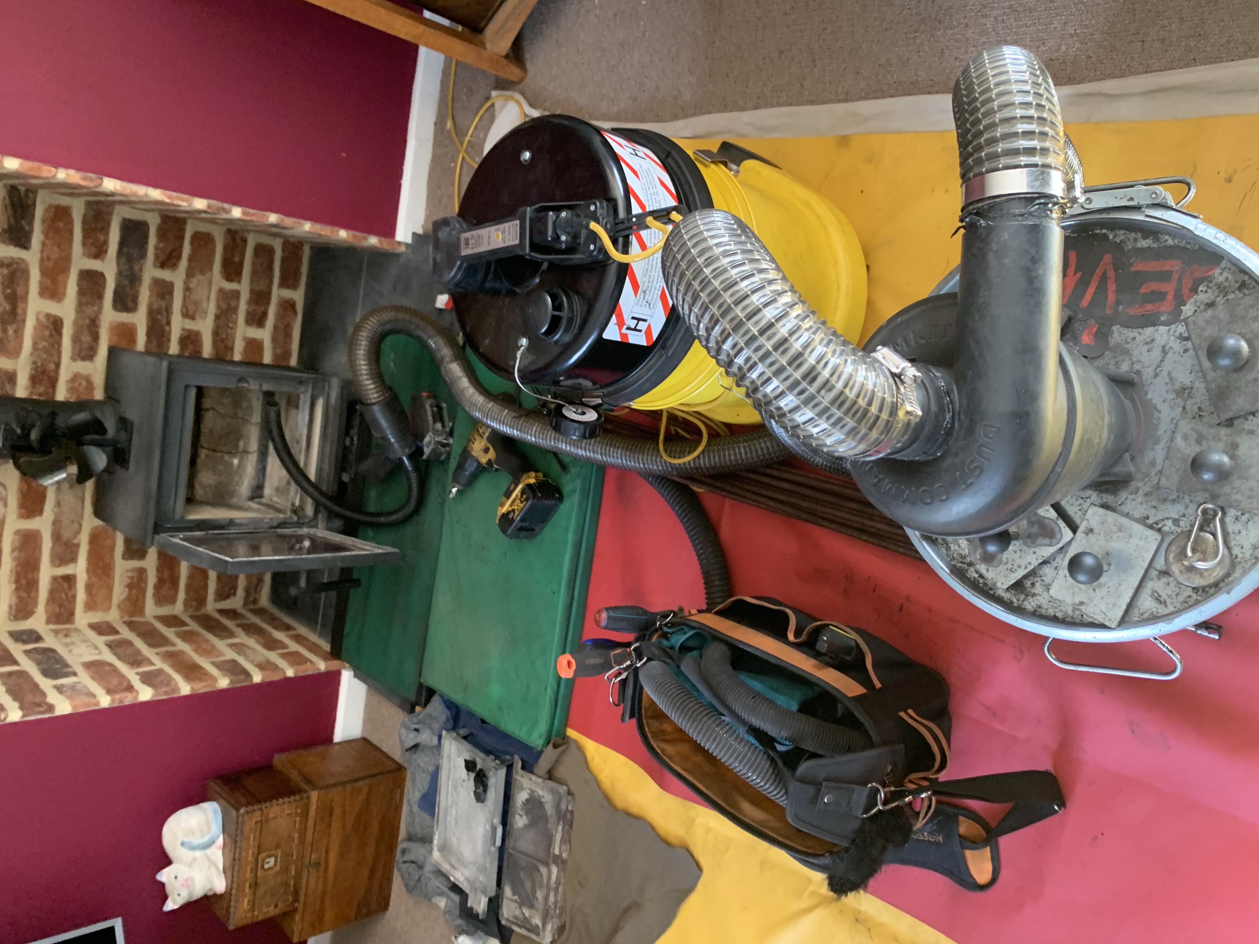 Sweeping lined stove in Newbrough