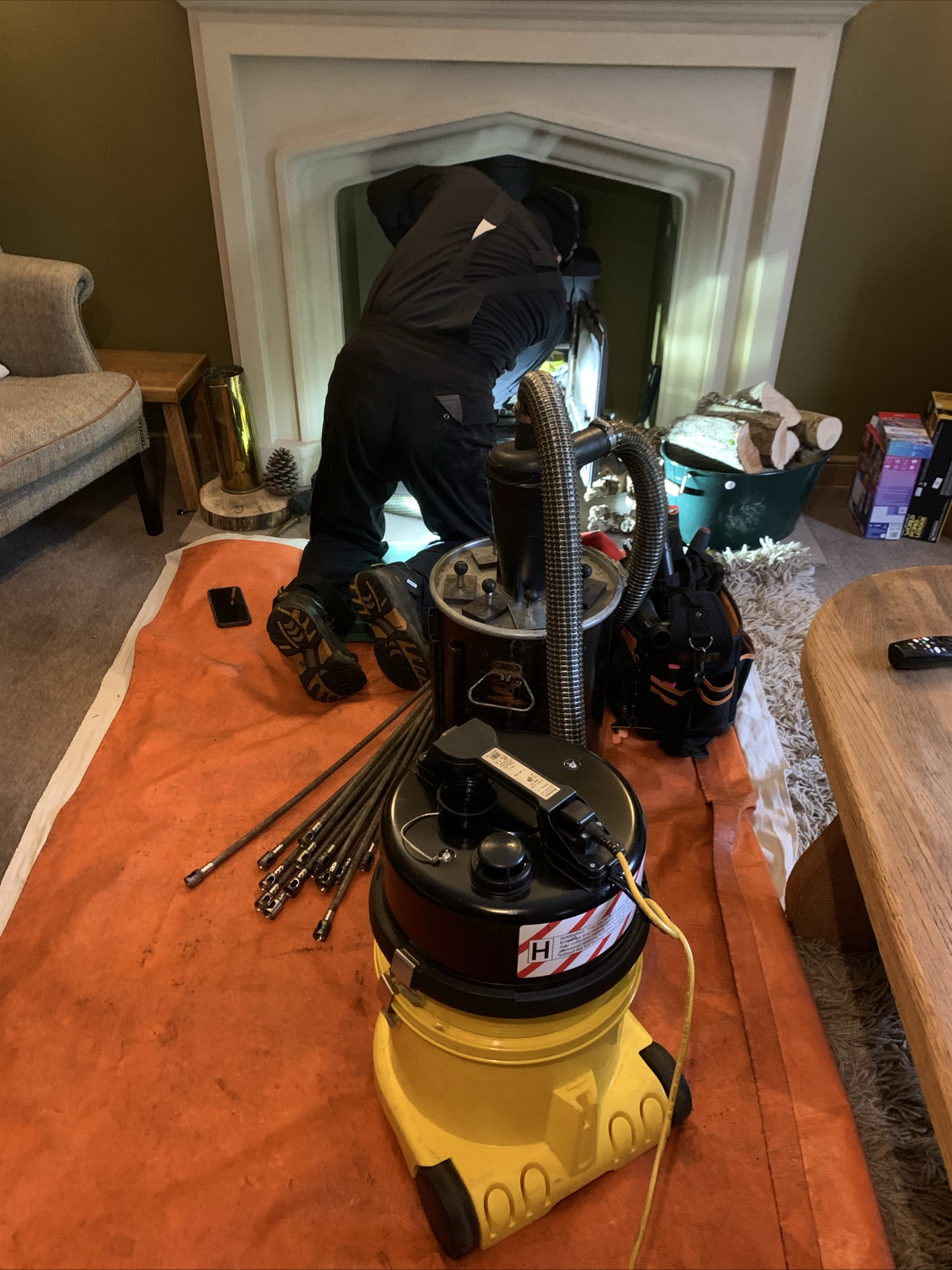 Sweeping stove in Cambo